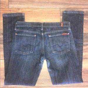 7FAM Roxanne skinny/straight leg